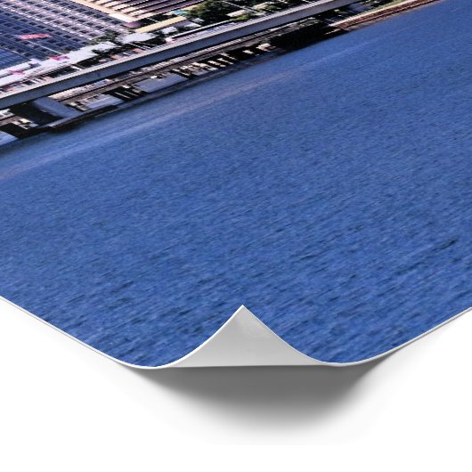 Poster Miami, Floride Skyline (Coin)