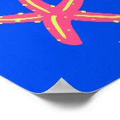 Poster Miami, Miami Beach, Preppy Room, Bleu (Coin)