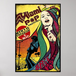 POSTER MIAMI POP FESTIVAL CLASSIQUE