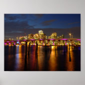 Poster Miami Skyline (Devant)