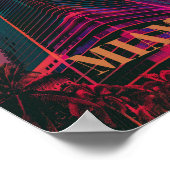 Poster Miami Tower Floride (Coin)