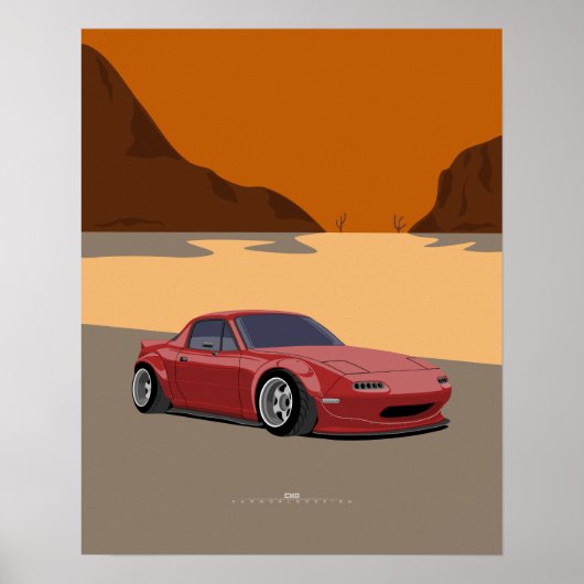 Poster Miata Widebody (Devant)