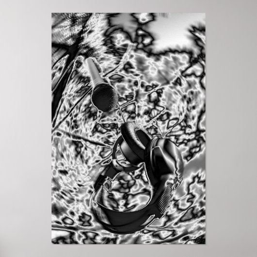 Poster Mic Et Casque (Devant)