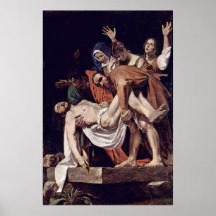 Poster Michaël Angelo Merisi DA Caravaggio - mise au
