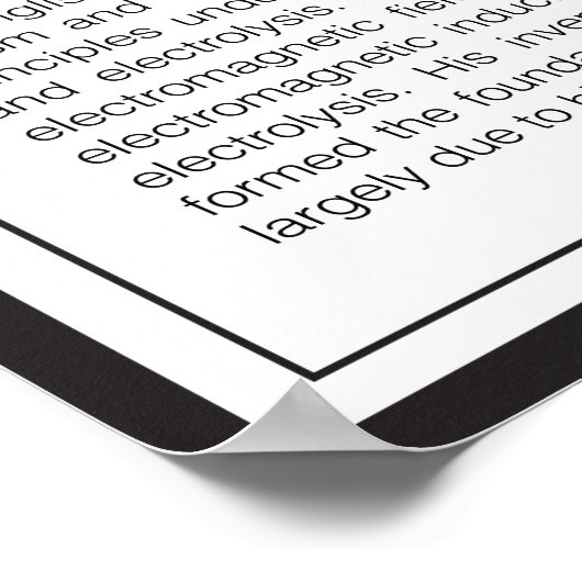 Poster Michael Faraday (Coin)