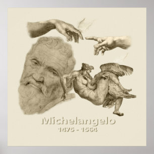 Poster Michel-Ange