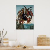 Poster Michel-Ange - Le tourment de Saint-Antoine (Cuisine)