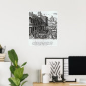 Poster Michel de Nostradame consulté (Bureau à domicile)