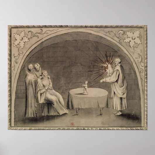 Poster Michel de Nostradame et Catherine (Devant)