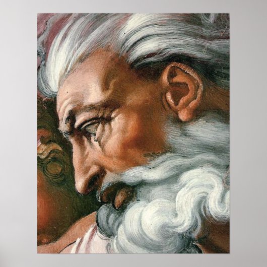 Poster Michelangelo Création Adam Dieu (Devant)