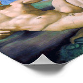 Poster Michelangelo - Création d'Adam Isolé (Coin)