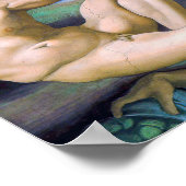 Poster Michelangelo - Création d'Adam Isolé (Coin)