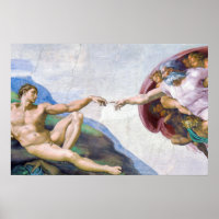 Michelangelo - Création d'Adam Isolé