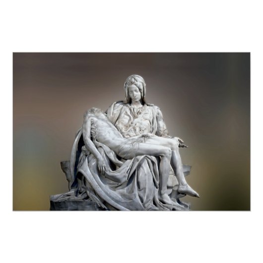 Poster Michelangelo - La Pieta (Devant)