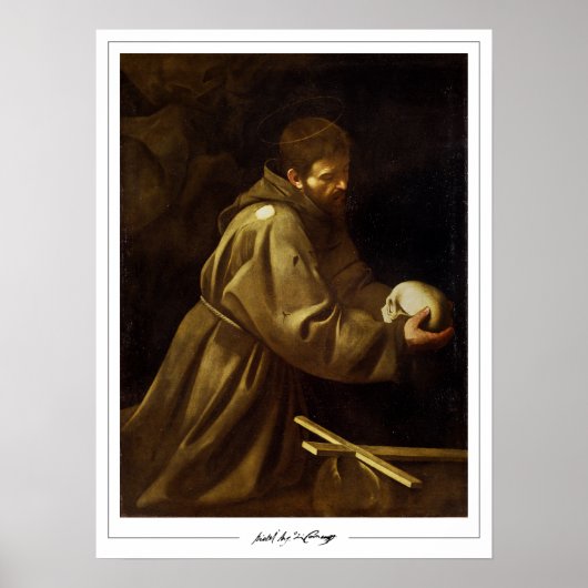 Poster Michelangelo Merisi da Caravaggio Zedign Art Poste (Devant)