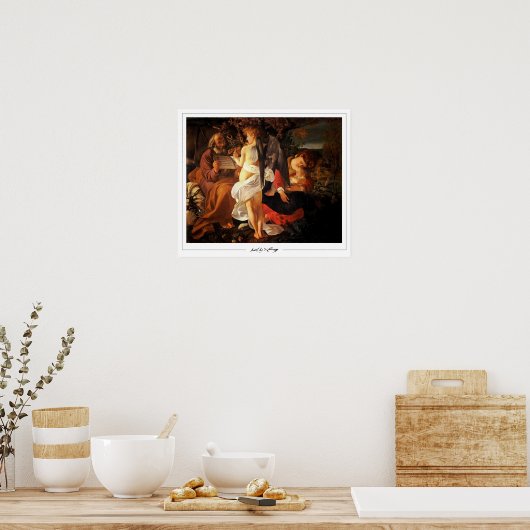 Poster Michelangelo Merisi da Caravaggio Zedign Art Poste (Cuisine)