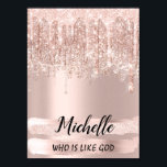 Poster Michelle Name Meaning Birthday 16th Bridal Royal<br><div class="desc">It is glam, during unique events like birthday, bridal shower, graduation, birthday party make a special gift to your friend with his or her name. I aimed to give the magic a special view of the meaning of a name. Usually, we have one name for the whole life... We hear...</div>