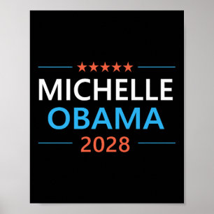 Poster Michelle Obama 2028 Pour L'Élection Du Président D