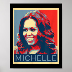 Poster Michelle Obama Black Women Mois de l'histoire des