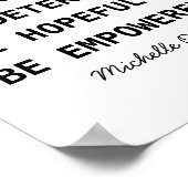 Poster Michelle Obama cite l'art féministe sans avoir peu (Coin)