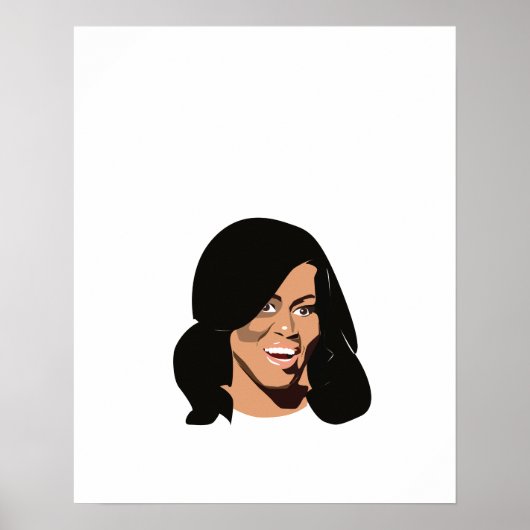 Poster Michelle Obama Imprimer (Devant)
