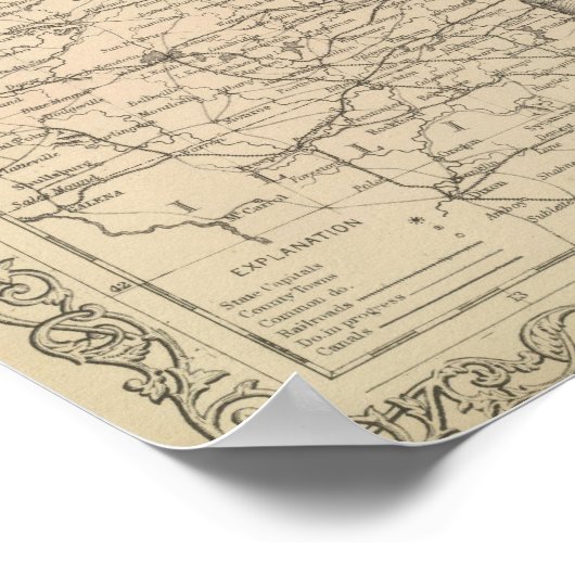 Poster Michigan (Coin)