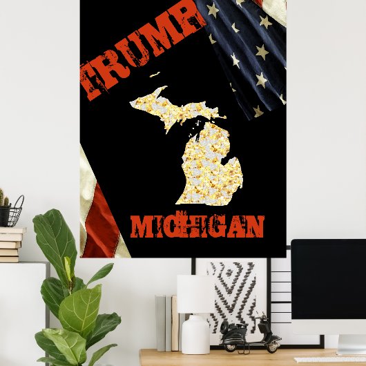 POSTER MICHIGAN (Bureau à domicile)