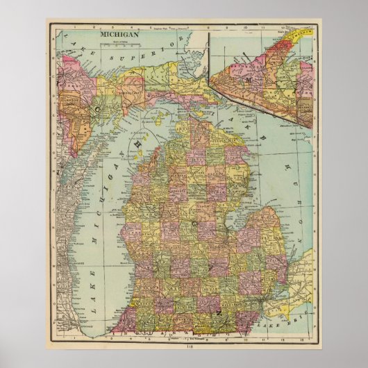 Poster Michigan 4 (Devant)