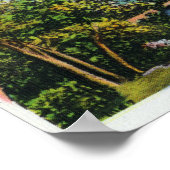 Poster Michigan Central Train Vue des chutes Niagara (Coin)