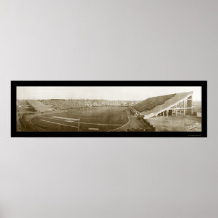 Poster Michigan Cornell Football Photo 1914