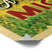 Poster Michigan Country Red Barne (Coin)