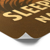 Poster Michigan Dunes d'ours couchage National Lakeshore (Coin)