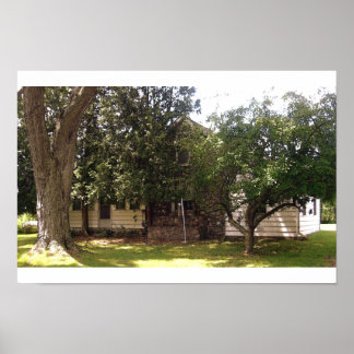 Poster Michigan Farm House