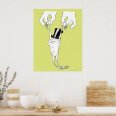 Poster Michigan J. Frog avec aide (Cuisine)