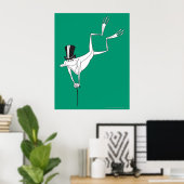 Poster Michigan J. Frog Dacing Moves (Bureau à domicile)