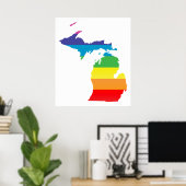 Poster michigan pride. (Bureau à domicile)