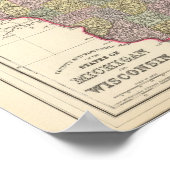 Poster Michigan, Wisconsin (Coin)