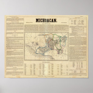 Poster Michoacan, Mexique 2