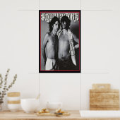 Poster Mick Jagger Kieth Richards 1975 Rolling Stone (Cuisine)
