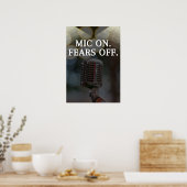 Poster Micro allumé. Peurs éteintes. Inspiration (Cuisine)