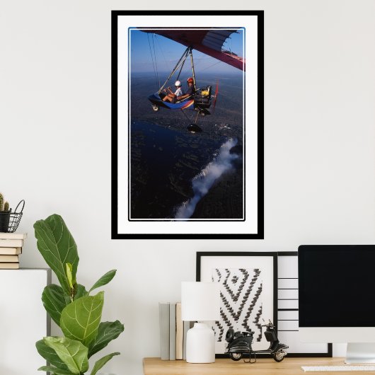 Poster micro-éclairage sur les chutes Victoria 2 (Bureau à domicile)