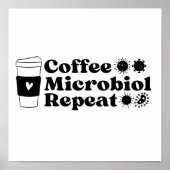 Poster Microbiologie du café Répéter (Devant)
