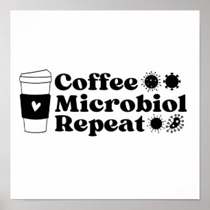 Poster Microbiologie du café Répéter