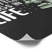 Poster Microbiologiste Profitez des petites choses de la  (Coin)