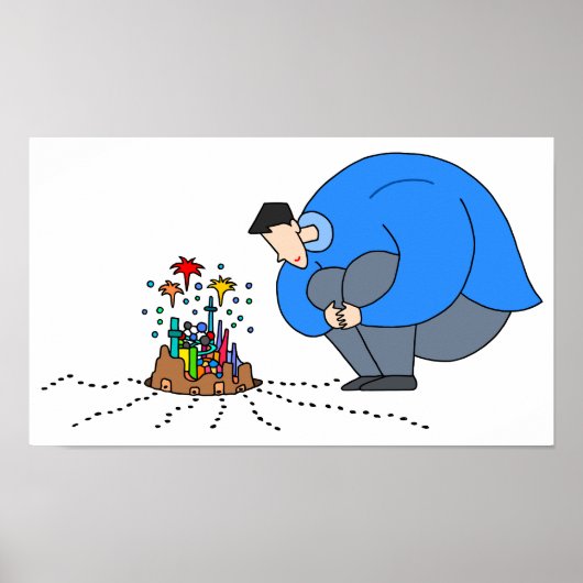 Poster Microcosme à vos pieds (Devant)