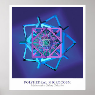 Poster Microcosme polyédrique