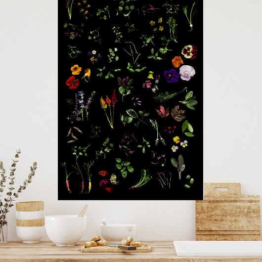 Poster Microgreens (Cuisine)