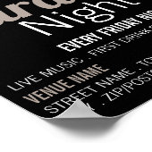 Poster Microphone Design, Karaoke Evénement Publicité (Coin)