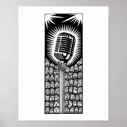 Poster Microphone n° 1 (Devant)
