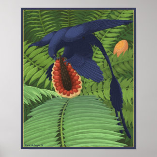 Poster Microraptor Omnivory